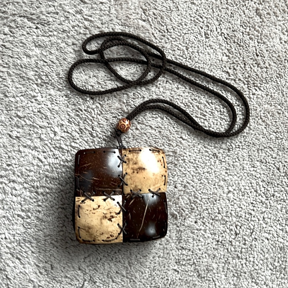 Brown Island Clutch/Wristlet - never used